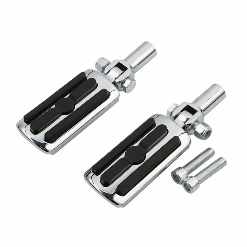 Motorcycle Rear Penger Footpegs Footrest Pedal Support Mount  Harley Softail Fat - £656.08 GBP