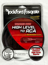 Rockford Fosgate RFIF2SW High Level Speaker Line to Female RCA Adapter A... - $11.72