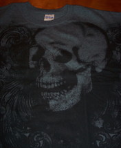 SKULL Tattoo Print T-Shirt XL Halloween NEW - £14.77 GBP