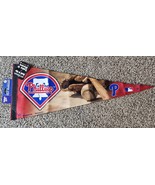 Philadelphia Phillies MLB 12 in X 30 in Pennant 2009 - $271.05 MXN