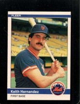 1984 Fleer #587 Keith Hernandez Nmmt Mets *X92614 - £4.16 GBP