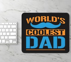 Mousepad - Rectangle Dad Mouse Pad - Coolest - 10 in x 8 in - £10.24 GBP