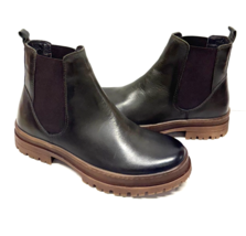 MIZ MOOZ SOFT  LEATHER  BOOT  SIDE GORE 37EU / 7US BLACK Z-73 - €43,35 EUR