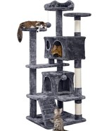 Yaheetech 19.5"L x 19.5"W x 54"H Cat Tree, Multi-Level Cat Tower with Spacious K - $95.64 CAD