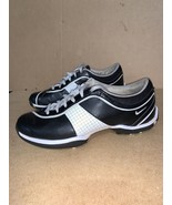 Nike Golf Action At Contact Womens Size 8 Golf Cleats Spikes Black White... - £24.91 GBP
