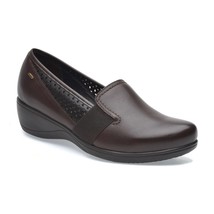 Pazstor women&#39;s lambskin mocassins ruth in Espresso Brown - £39.27 GBP