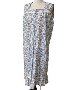 Gabriella By IOW Apparel Women’s House Dress MuuMuu Sleepwear Sz L Sleev... - $25.90 CAD