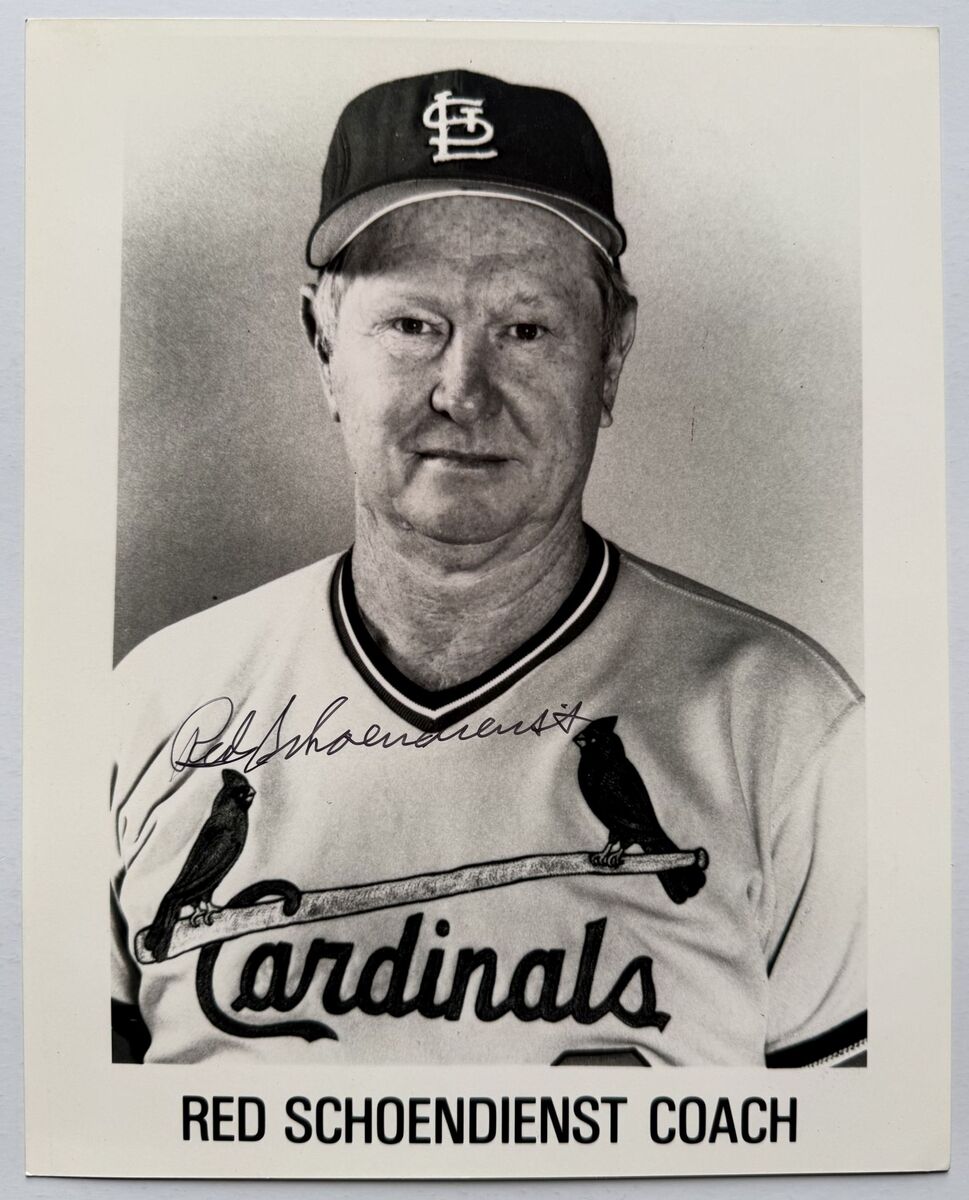 Red Schoendienst (d. 2018) Signed Autographed Glossy 8x10 Photo - St. Louis Card - $19.99