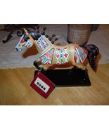 Trail of the Painted Ponies Figurine -CHEYENNE PAINTED RAWHIDE 1E/9147 W... - £47.47 GBP