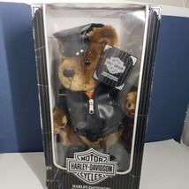 Vintage 1997 Harley Davidson Collector&#39;s Plush Bear Panhead Pete 84022 Rough Box - £21.77 GBP