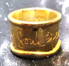 HAUNTED HEAR MY SOUL RING ILLUMINATI SOUL  FIRE EXTREME ENERGY MAGICK MYSTICAL  image 2