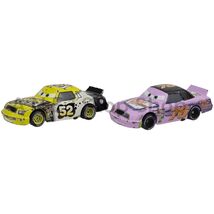 Disney Pixar Cars Piston Cup Claude Scruggs #52 &amp; Crusty Rotor #76 Die-Cast - $11.46