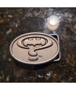 Batman Riddler Question Mark Emblem Kid Belt Buckle Silver Tone Embossed... - $74.95