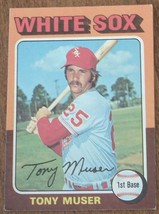 Tony Muser, White Sox,  1975  #348 Topps  Baseball Card GOOD CONDITION - £2.33 GBP