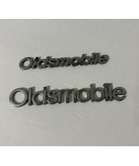 NOS OEM Oldsmobile Nameplate Emblem CHROME  Lot Of 2 Vintage - £15.33 GBP