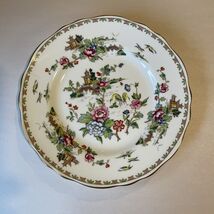 Vintage Crown Staffordshire England Pagoda BREAD Plate Dessert - $18.00