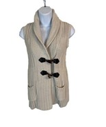 Unisex Beige The Eagle&#39;s Eye Sweater Vest. M ( 10 - 12 ). 60% Cotton/ 40... - $25.74