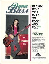 Jefferson Starship Pete Sears 1986 Peavey Dyna Bass Guitar advertisement print - £3.32 GBP