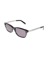 Jil Sander Sunglasses - JS651S - Striped Gray - Women - Solid Color Gray... - $59.95