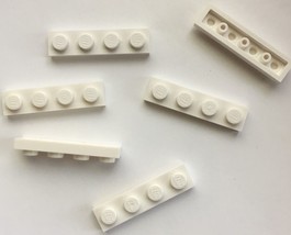 LEGO Plate 1 x 4 - PN 3710 - White - 10 Pcs - New - £3.89 GBP