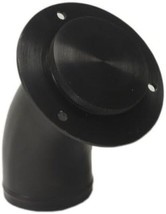 Angled Low Profile Fuel Filler Neck Black Anodized Black Anodized Cap For 2.25&quot; - £113.98 GBP