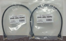 Tributaries 48G 1.5&#39; HDMI  Cables 8K-60, 4K-120, 10K UHD48-005B NEW (Lot... - $21.37