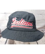 Cleveland Indians Baseball Cap Beach Bucket Sun Hat MLB Spellout Embroid... - £12.42 GBP