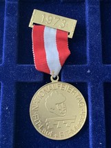 1973 Vintage Commemorative Austrian Medal National Fire protection Day FIT - $6.85