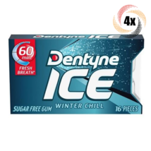 4x Packs Dentyne Ice Winter Chill Chewing Gum | 16 Pieces Per Pack | Sugar Free - £9.51 GBP