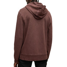 John Varvatos Men&#39;s Milford Pullover Hoodie Pigment Dyed French Terry Me... - $98.12