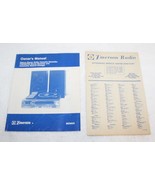 Emerson M2565D Deluxe Compact Stereo Record Player Owner&#39;s Manual ~ Orig... - $9.99