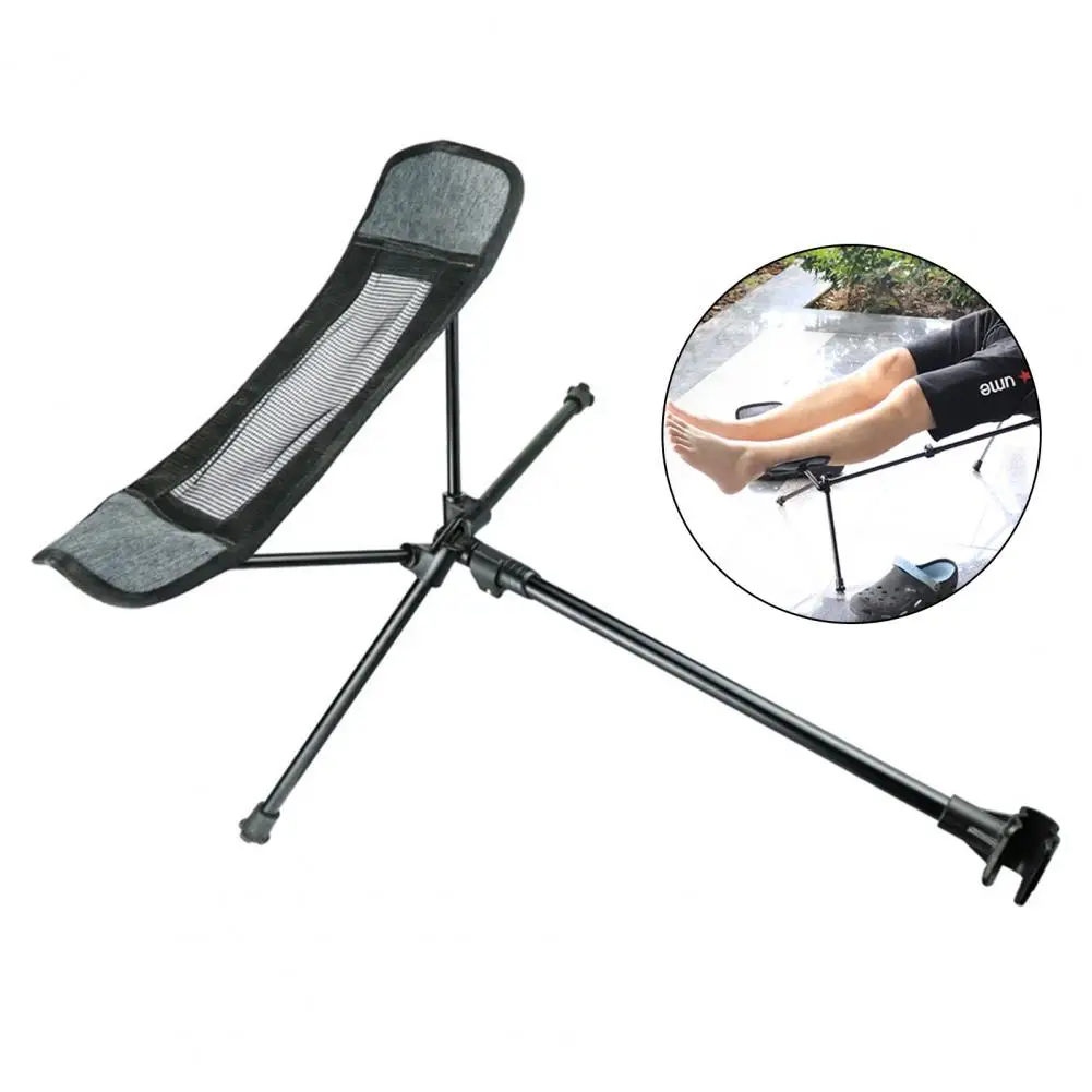 Reclining Chair Footrest Aluminum Alloy Folding Fishing Camping Chair - £18.76 GBP