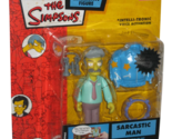 Simpsons Sarcastic Man Action Figure Series 14 World of Springfield - NE... - £12.74 GBP