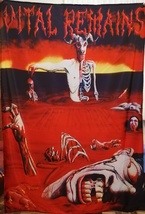 VITAL REMAINS Let Us Pray FLAG CLOTH POSTER BANNER CD Death Metal - £15.98 GBP