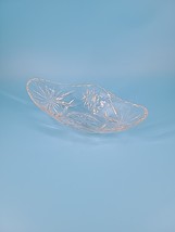 Anchor Hocking Early American Glass Prescut Star of David 9&quot; Gondola Dish - $9.46