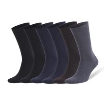 AWS/American Made Business Dress Socks for Men Bamboo Breathable with Gift Box 6 - £23.73 GBP