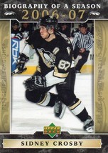 2006-07 Upper Deck Biography Of A Season #BOS9 Sindey Crosby Pittsburgh Penguins - £3.13 GBP