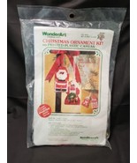 Wonder Art Needlecraft Plastic Canvas Christmas Ornament Kit Mr Mrs Clau... - £7.47 GBP