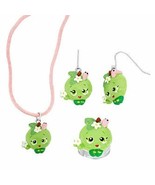 Shopkins Girl&#39;s 3‑Piece Jewelry Set ‑ Apple Blossom - £1.56 GBP