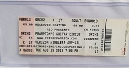 PETER FRAMPTON&#39;S GUITAR CIRCUS  - ORIGINAL 2013 UNUSED WHOLE FULL CONCER... - $15.00