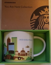 *Starbucks 2014 Indianapolis You Are Here Collection Coffee Mug NEW IN BOX - £23.02 GBP