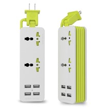 Outlet Travel Power Strip Surge Protector With 4 Smart Usb Charging Port... - $27.99