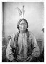 Sitting Bull Native American Chief 1883 Old West 5X7 Photo Reprint - £6.67 GBP