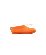 Orange Wool Felt Indoor Slippers – Handmade Eco-Friendly House Shoes wit... - €53,35 EUR