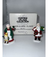 Department 56 Santa and Mrs. Claus #56090 in Box - £8.59 GBP