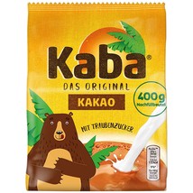 KABA Kakao drink: COCOA -HOT/COLD 400g- Made in Germany REFILL bag FREE ... - €16,15 EUR KABA Kakao drink: COCOA -HOT/COLD 400g- Made in Germany REFILL bag FREE ... - €16,15 EUR