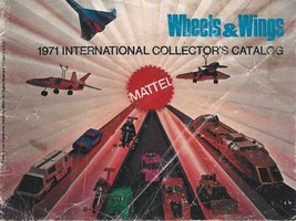 Mattel 1971 Wheels &amp; Wings Collector&#39;s Catalog Hot Wheels Redlines Rrrum... - $14.85