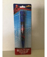 NEW Marvel Spider-Man 8 Color 6&#39;&#39; Pen - £8.03 GBP