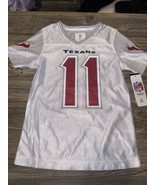 Houston Texans NFL Team Apparel Girls Jersey Mills 11 Size Large. V Neck... - £19.65 GBP