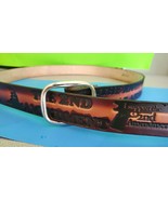 RIGHT TO BEAR ARMS- 2nd AMENDMENT Genuine LEATHER BELT w/ Standard  Buckle - $29.65